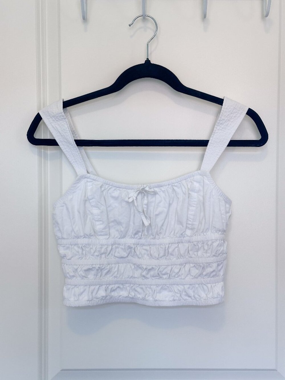 Aritzia Sunday Best Martine Poplin Top in White | Size: Small